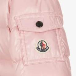 Moncler Enfant Coats & Jackets*Girls Pink Bady Down Padded Jacket