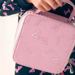 Monnalisa Bags*Girls Pink Barbie Handbag (18cm)