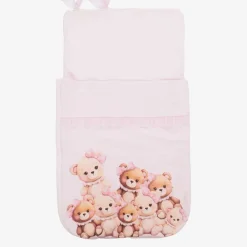 Monnalisa Nests*Girls Pink Bear Cotton Nest (75cm)