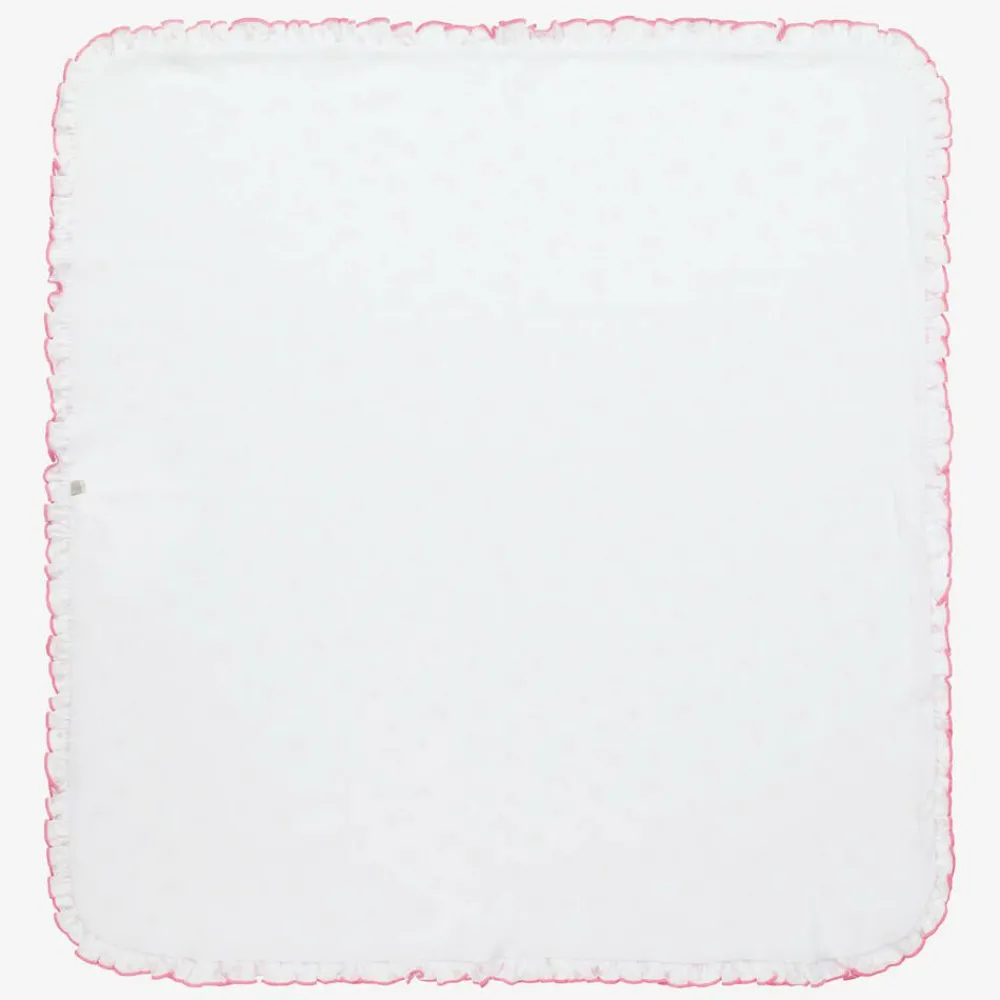 Kissy Kissy Gifts*Girls Pink Blooming Bows Cotton Blanket (73cm)