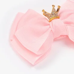 Angels Face Hair Accessories*Girls Pink Bow Hair Clip (11cm) FairyPink