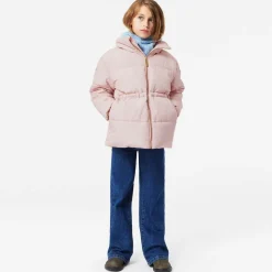Molo Coats & Jackets*Girls Pink Butterfly Puffer Jacket