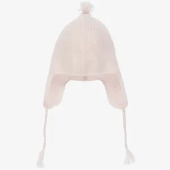 Bonpoint Hats*Girls Pink Cashmere Knit Hat