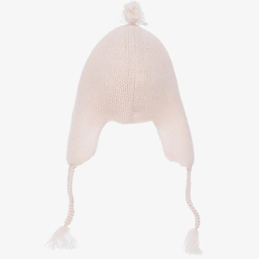 Bonpoint Hats*Girls Pink Cashmere Knit Hat