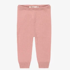 Bonpoint Leggings*Girls Pink Cashmere Knit Leggings