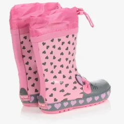Playshoes Rain Boots|Rain Boots*Girls Pink Cat Rain Boots