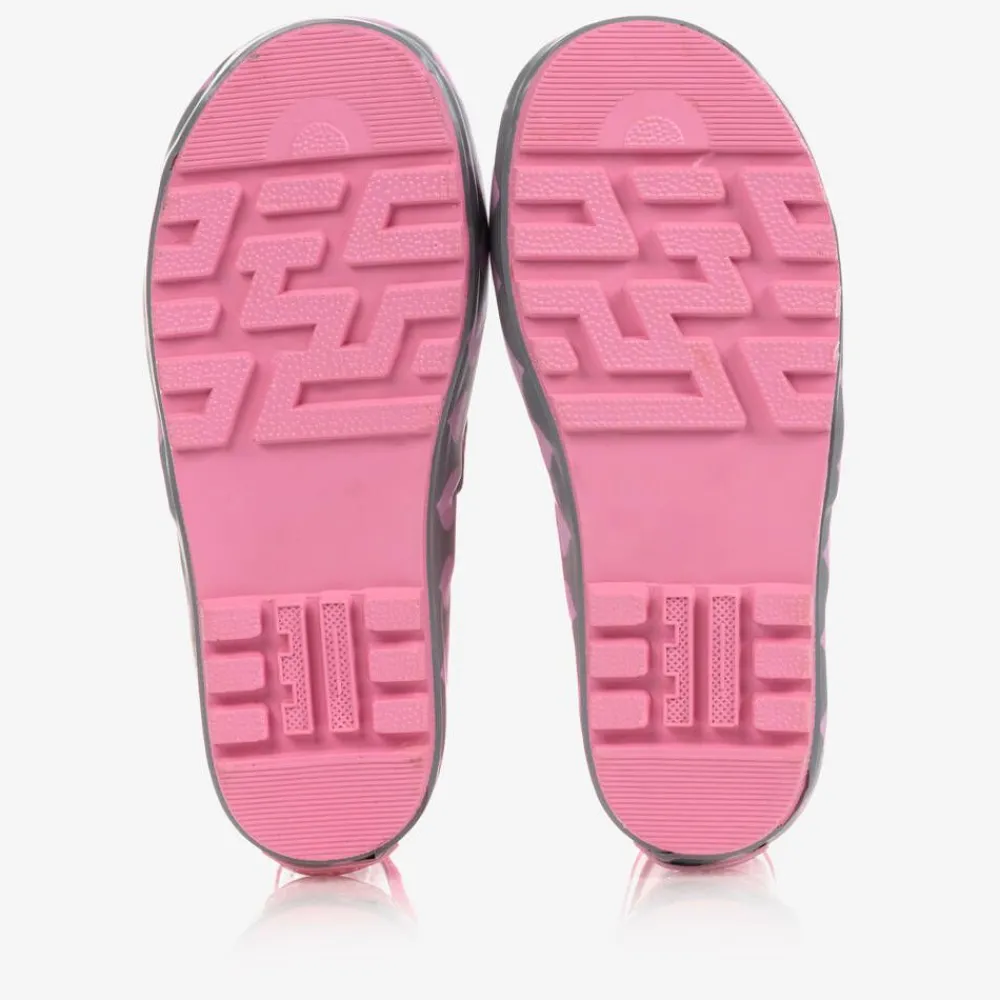 Playshoes Rain Boots|Rain Boots*Girls Pink Cat Rain Boots