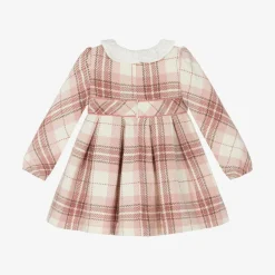 Mayoral Dresses*Girls Pink Check Dress