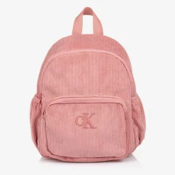 Calvin Klein Bags*Girls Pink Corduroy Backpack (30cm)