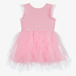 Rachel Riley Costumes*Girls Pink Cotton & Tulle Dress