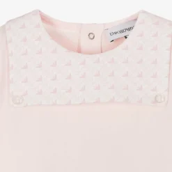 Emporio Armani Gifts|Babysuits*Girls Pink Cotton Babygrow & Hat Set
