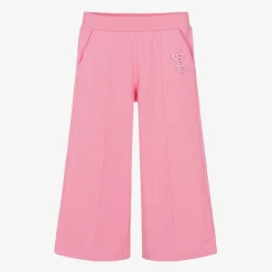 Monnalisa Trousers*Girls Pink Cotton Barbie Joggers