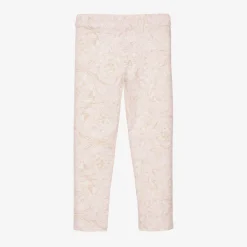 Versace Leggings*Girls Pink Cotton Barocco Print Leggings