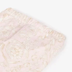 Versace Leggings*Girls Pink Cotton Barocco Print Leggings