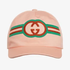 Gucci Hats*Girls Pink Cotton Cap