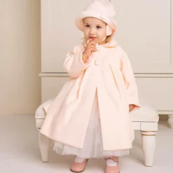 Sofija Coats & Jackets|Coats & Jackets*Girls Pink Cotton Coat