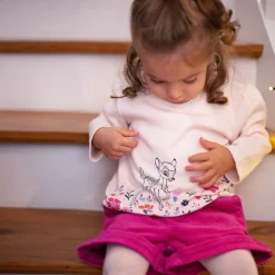 Carrément Beau Shorts|Shorts*Girls Pink Cotton Corduroy Shorts