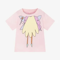 Stella McCartney Kids Tops|Tops*Girls Pink Cotton Fairy T-Shirt