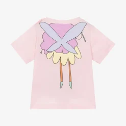 Stella McCartney Kids Tops|Tops*Girls Pink Cotton Fairy T-Shirt
