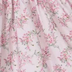 Foque Dresses*Girls Pink Cotton Floral Dress