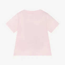 Stella McCartney Kids Tops*Girls Pink Cotton Flower T-Shirt