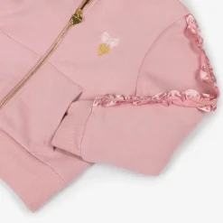 Angels Face Tracksuits*Girls Pink Cotton Frilled Tracksuit TeaRose