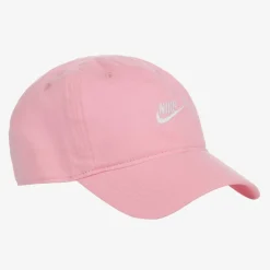 Nike Hats*Girls Pink Cotton Logo Cap