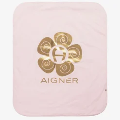 AIGNER Gifts*Girls Pink Cotton Padded Blanket (90cm)