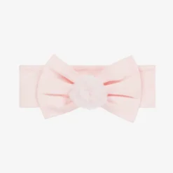 A Dee Hair Accessories*Girls Pink Cotton Pom-Pom Headband