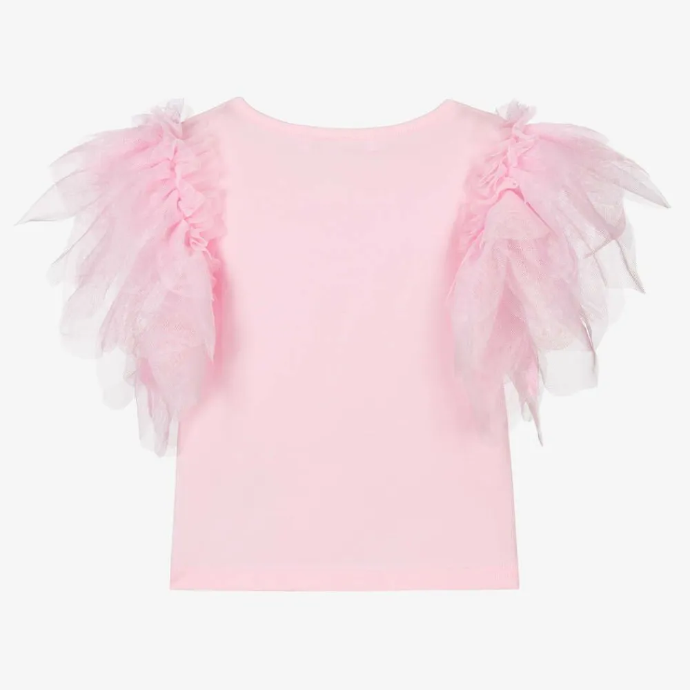 Angels Face Gifts|Tops*Girls Pink Cotton 3rd Birthday T-Shirt Fairypink