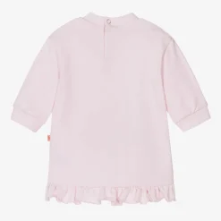 Billieblush Dresses*Girls Pink Cotton Sequin Rainbow Dress