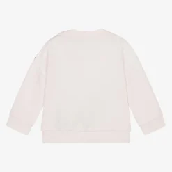Moncler Enfant Tops*Girls Pink Cotton Sweatshirt