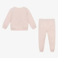 Patachou Tracksuits*Girls Pink Cotton Teddy Bear Tracksuit