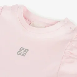 Givenchy Dresses*Girls Pink Cotton Tiered Dress