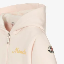 Moncler Enfant Tracksuits*Girls Pink Cotton Tracksuit