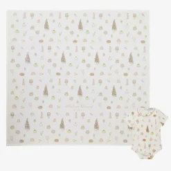 Atelier Choux Paris Gifts|Babysuits*Girls Pink Cotton Treats Babysuit Gift Set