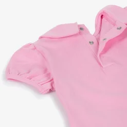 Moschino Baby Tops*Girls Pink Cotton T-Shirt