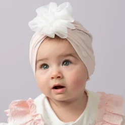 Caramelo Kids Hats*Girls Pink Cotton Turban