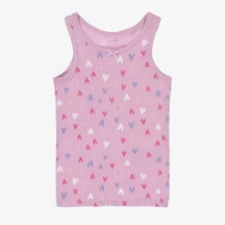 NAME IT Underwear*Girls Pink Cotton Vests (2 Pack)