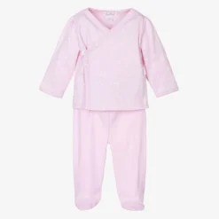 Kissy Kissy Gifts|Babysuits*Girls Pink Crescent Moonlight 2 Piece Babygrow