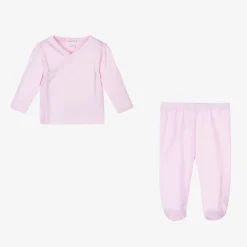 Kissy Kissy Gifts|Babysuits*Girls Pink Crescent Moonlight 2 Piece Babygrow