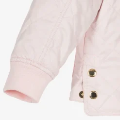 Burberry Coats & Jackets*Girls Pink Diamond Quilted Jacket