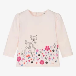 Carrément Beau Tops*Girls Pink Disney Print Cotton Top