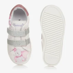 Monnalisa Trainers*Girls Pink Disney Velcro Trainers