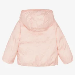 Gucci Coats & Jackets*Girls Pink Double G Down Puffer Jacket