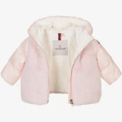 Moncler Enfant Coats & Jackets*Girls Pink Down Padded Natas Jacket