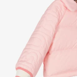 Burberry Coats & Jackets*Girls Pink Down Padded Puffer Jacket