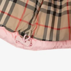 Burberry Coats & Jackets*Girls Pink Down Padded Puffer Jacket