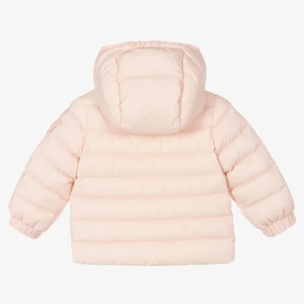 Moncler Enfant Coats & Jackets*Girls Pink Down Puffer Jacket