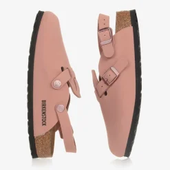 Birkenstock Sandals|Sandals*Girls Pink Faux Leather Clog Sandals
